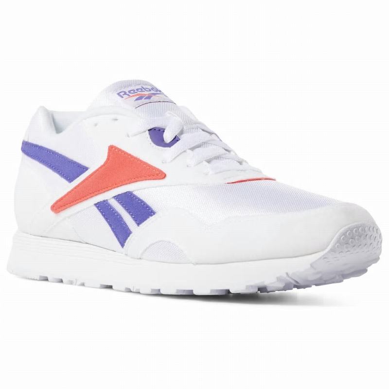 Reebok Rapide Tenisky Panske - Biele/Nachový/Červené TP9446QH